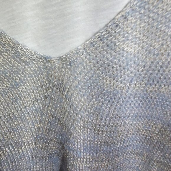 Coldwater Creek V-Neck Sweater - Blue Ombre - Picture 3 of 8